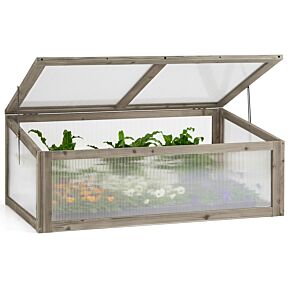Christow Grey Small Cold Frame Greenhouse