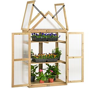 Christow Large Lean To Cold Frame Greenhouse