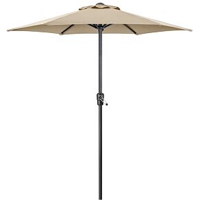 2m Parasol with Crank - Taupe