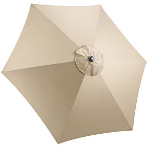 Christow 2.4m Taupe Replacement Parasol Canopy