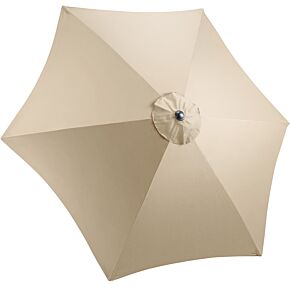 Christow 2.7m Taupe Replacement Parasol Canopy