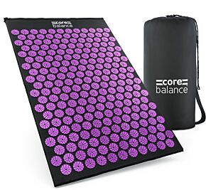 Core Balance Black and Purple Acupressure Mat