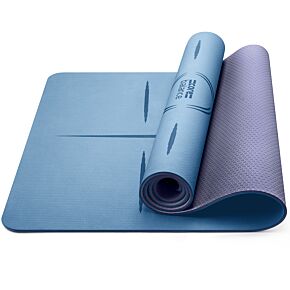 Blue Core Balance TPE Yoga Alignment Mat