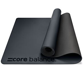 Black Core Balance Rubber Exercise Mat Pro