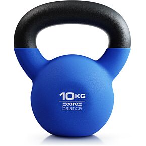 Blue 10kg Core Balance Neoprene Kettlebell