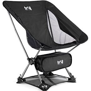 Trail Hawk Lightweight Folding Chair Black 