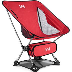 Hawk Lightweight Folding Chair Red