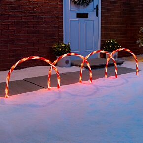 Candy Cane Archway Path Lights
