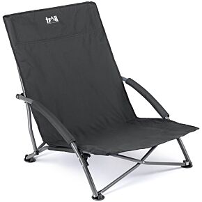 Trail Sisken Low Folding Beach Chair Black 