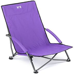 Trail Sisken Low Folding Beach Chair Purple