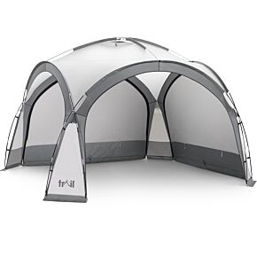 Trail Dome Shelter With Sides Grey