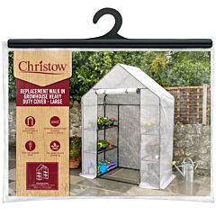Iron Frame Was not Included Greenhouse Covers Replacement 4 Tier Oshide Garden Walk-In Greenhouse Cover 