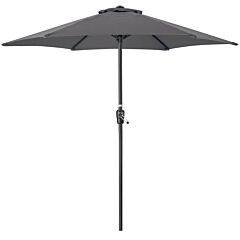 Christow 2.4m Parasol with Crank