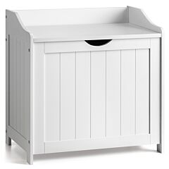 Christow White Laundry Box With Lid