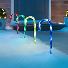 Small Candy Cane Pathway Lights