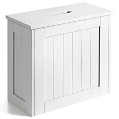 Small Bathroom Unit Toilet Cleaning Product Storage Tidy Box White Christow