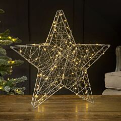 Light Up Star Decoration (50cm)