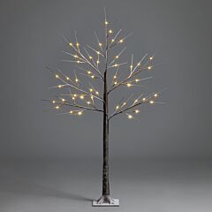 Snowy Twig Tree With Lights (4ft)