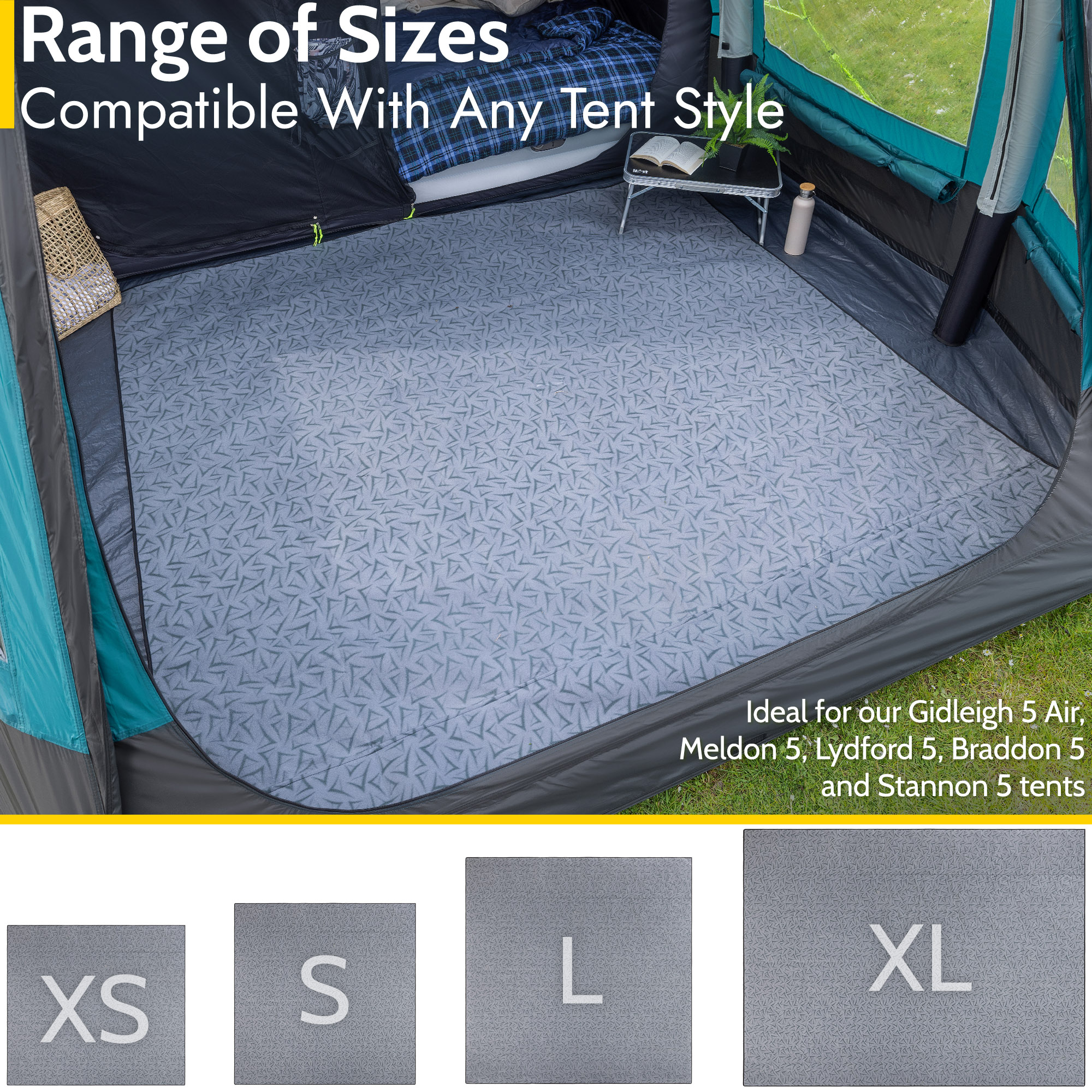 Tent Carpet Fleece Rug Universal Camping Soft Groundsheet Cover Waterproof Base - Picture 21 of 35