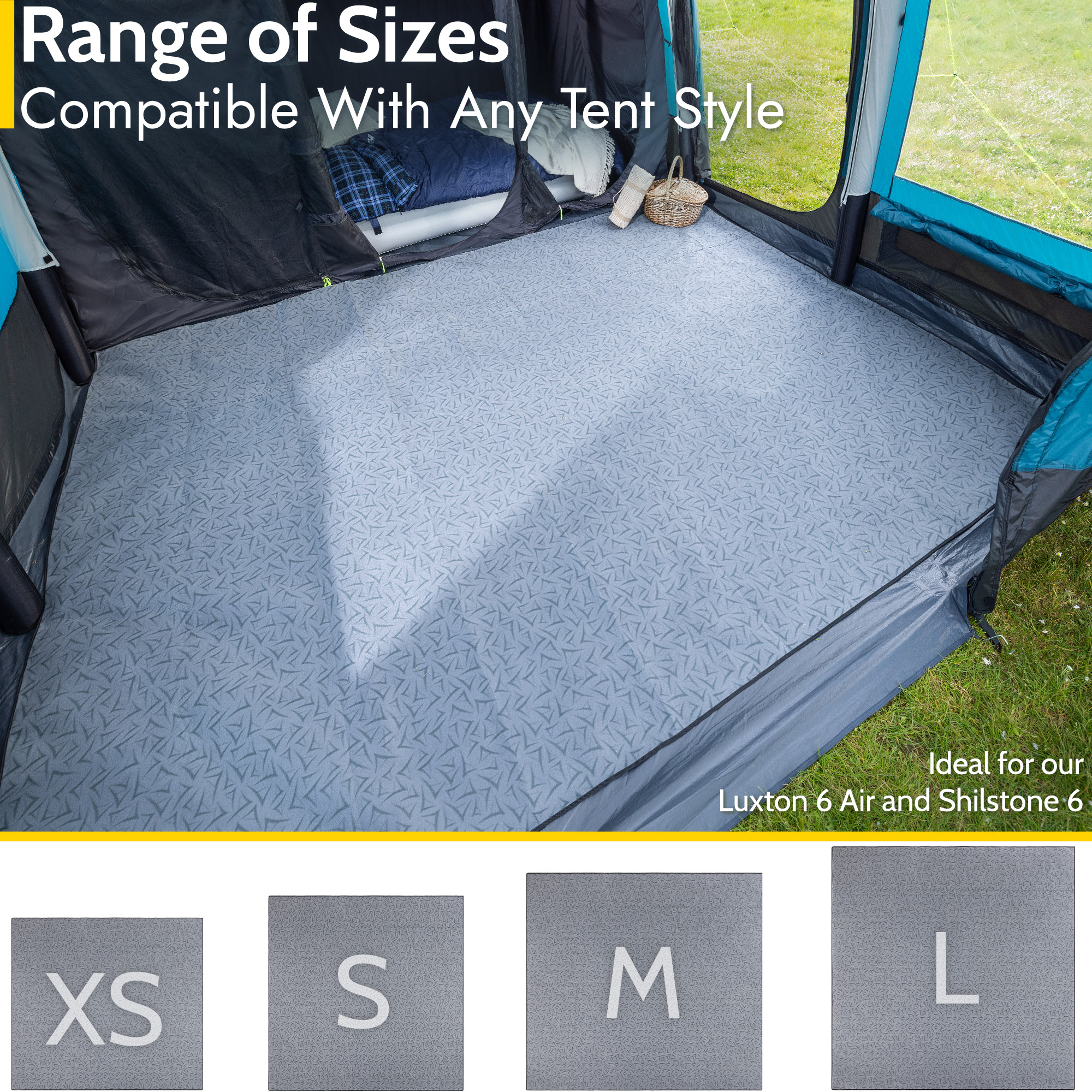 Tent Carpet Fleece Rug Universal Camping Soft Groundsheet Cover Waterproof Base - Picture 33 of 35