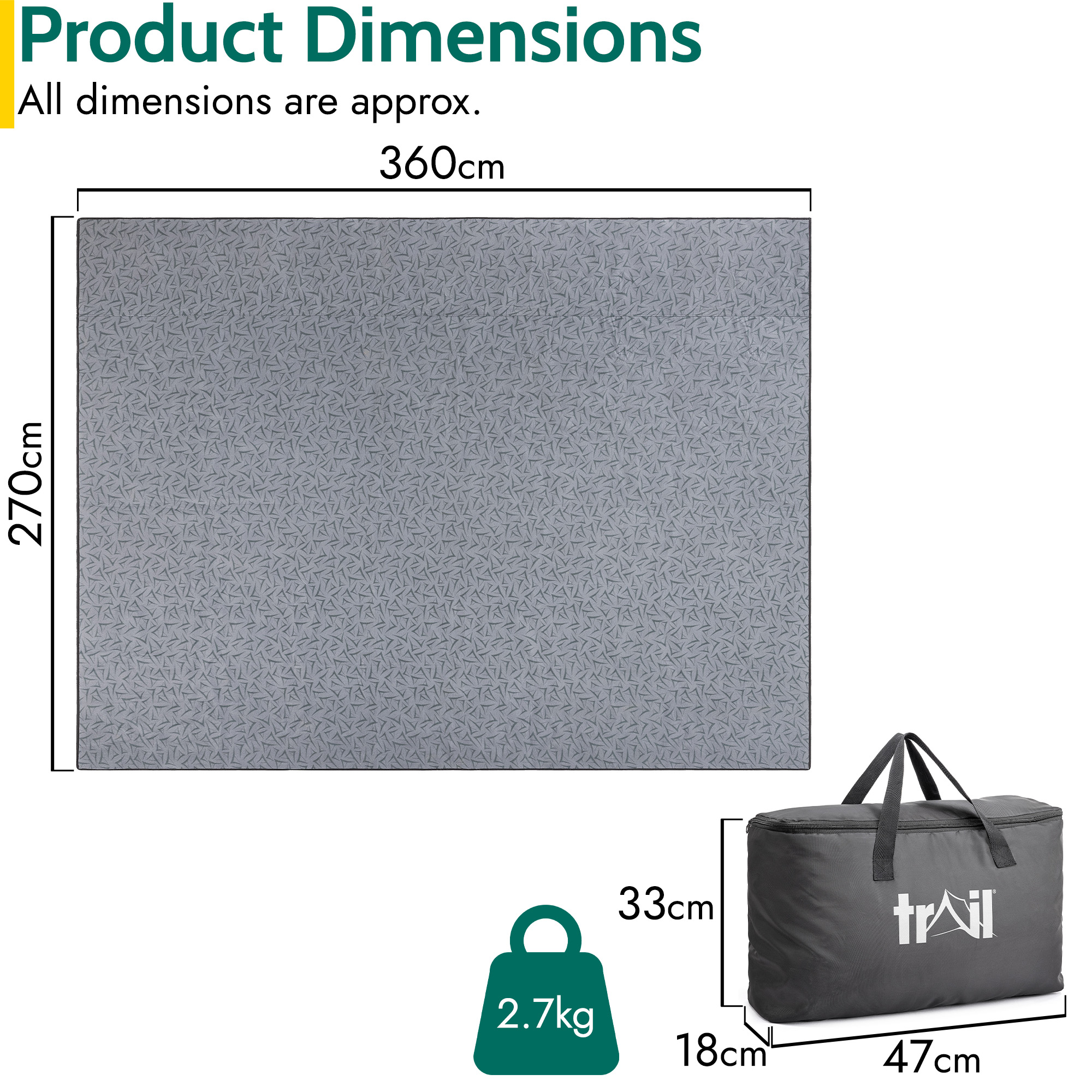 Tent Carpet Fleece Rug Universal Camping Soft Groundsheet Cover Waterproof Base - Picture 35 of 35