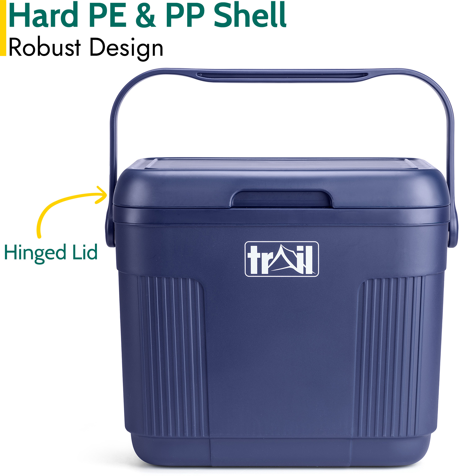 Cool Box 22L Insulated Hard Cooler Hot Food Cold Food Drink Picnic Beach Camping - Picture 11 of 21