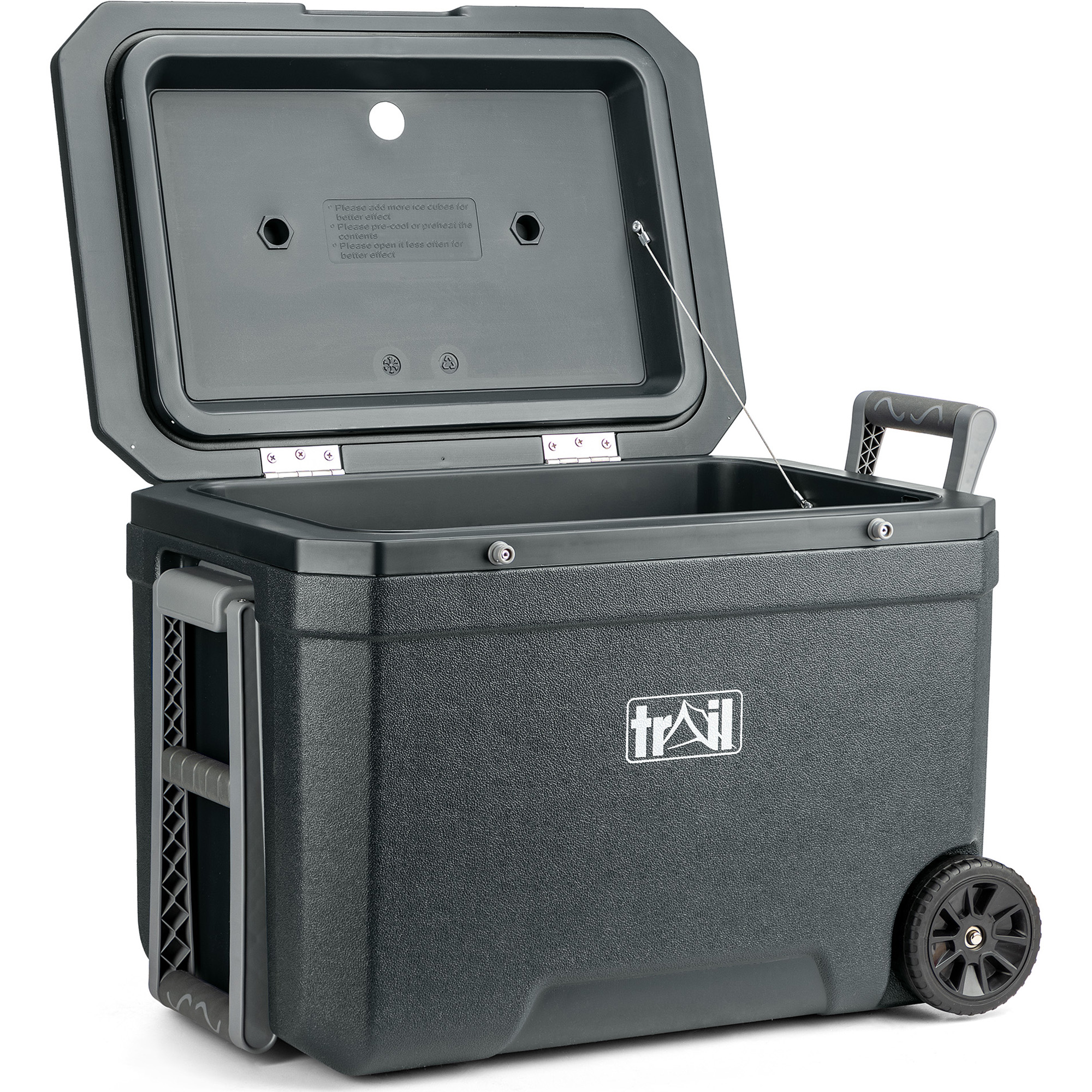 Large Cool Box on Wheels 45L Wheeled Insulated Hard Cooler Hot Cold Food Picnic - Picture 16 of 22