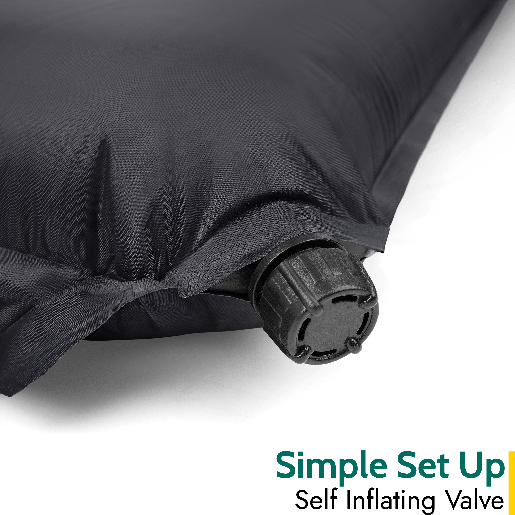 Extra Wide Self Inflating Sleeping Mat Foam Camping Mattress 186cm x 65cm x 10cm - Picture 11 of 28