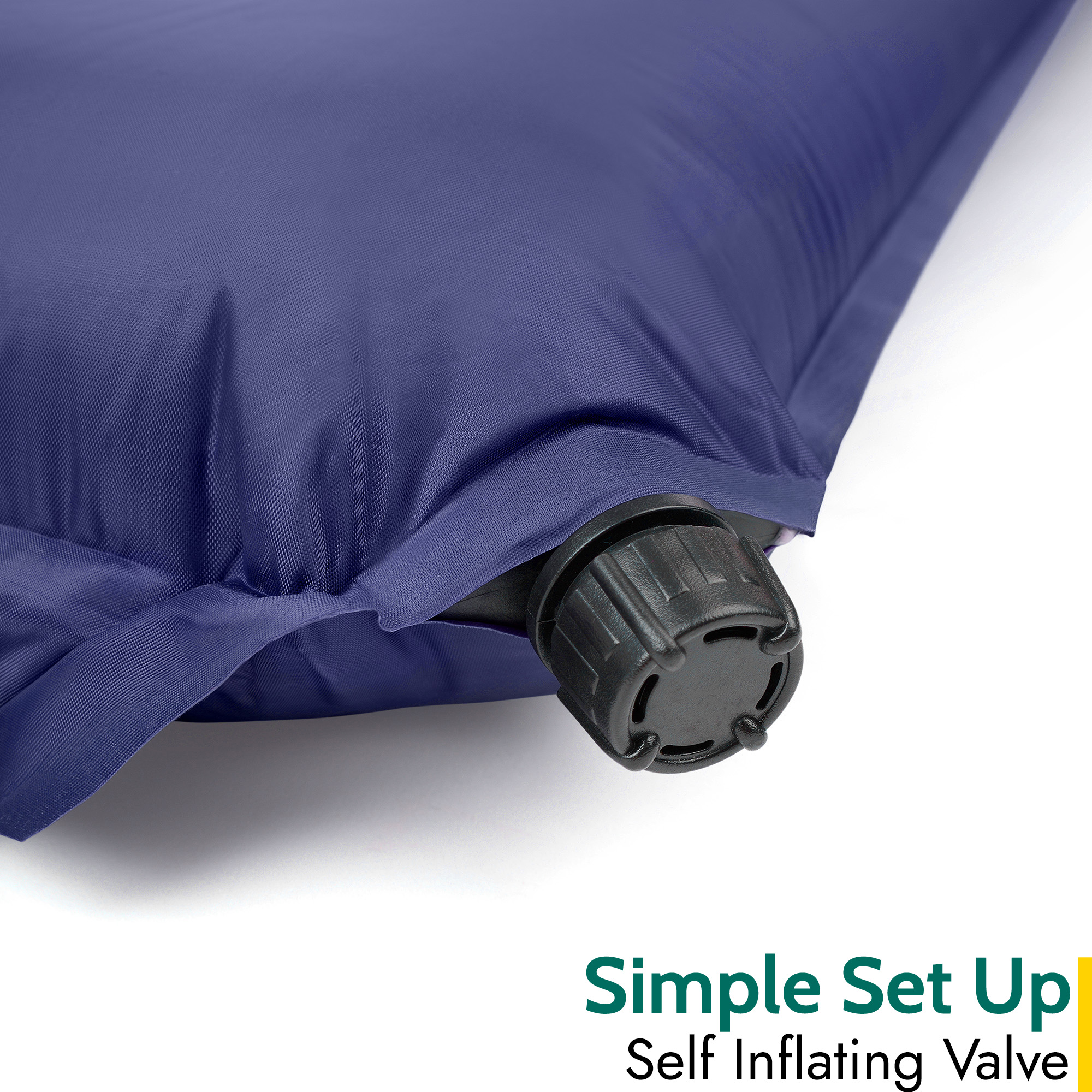 Extra Wide Self Inflating Sleeping Mat Foam Camping Mattress 186cm x 65cm x 10cm - Picture 18 of 28