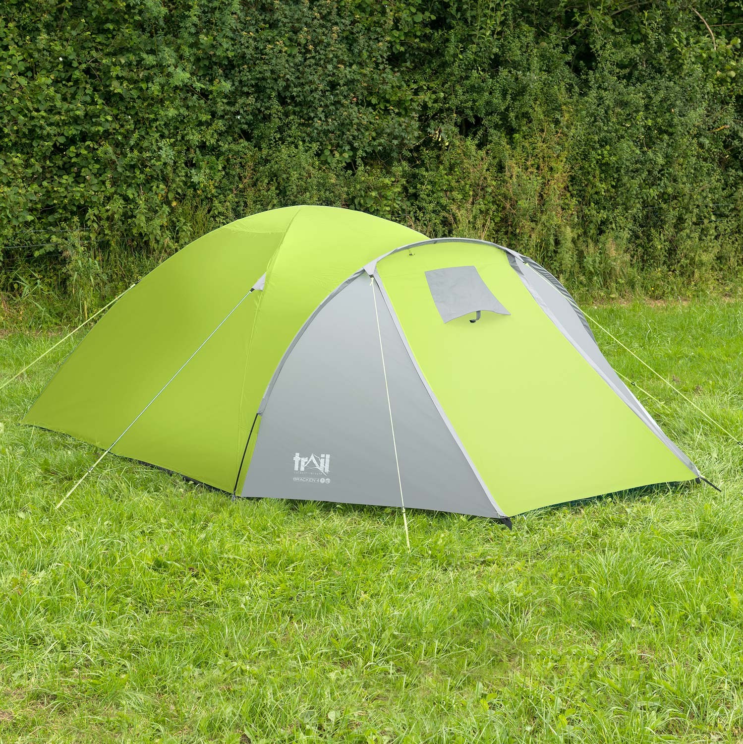 4 Person Tent Double Wall Skin Dome With Porch Four Man Camping ...
