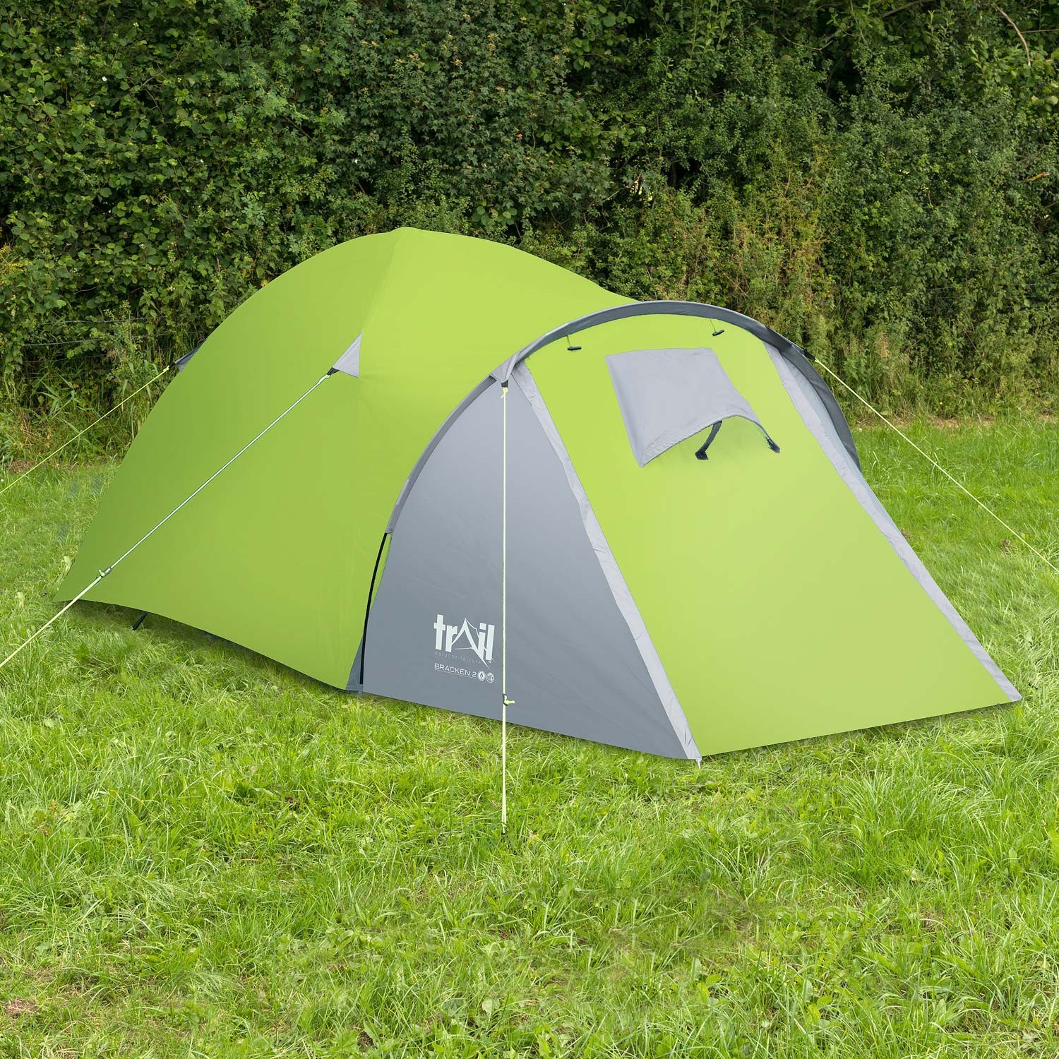 2 Man Tent Double Wall Skin Dome With Porch Two Person Camping Festival Trail eBay