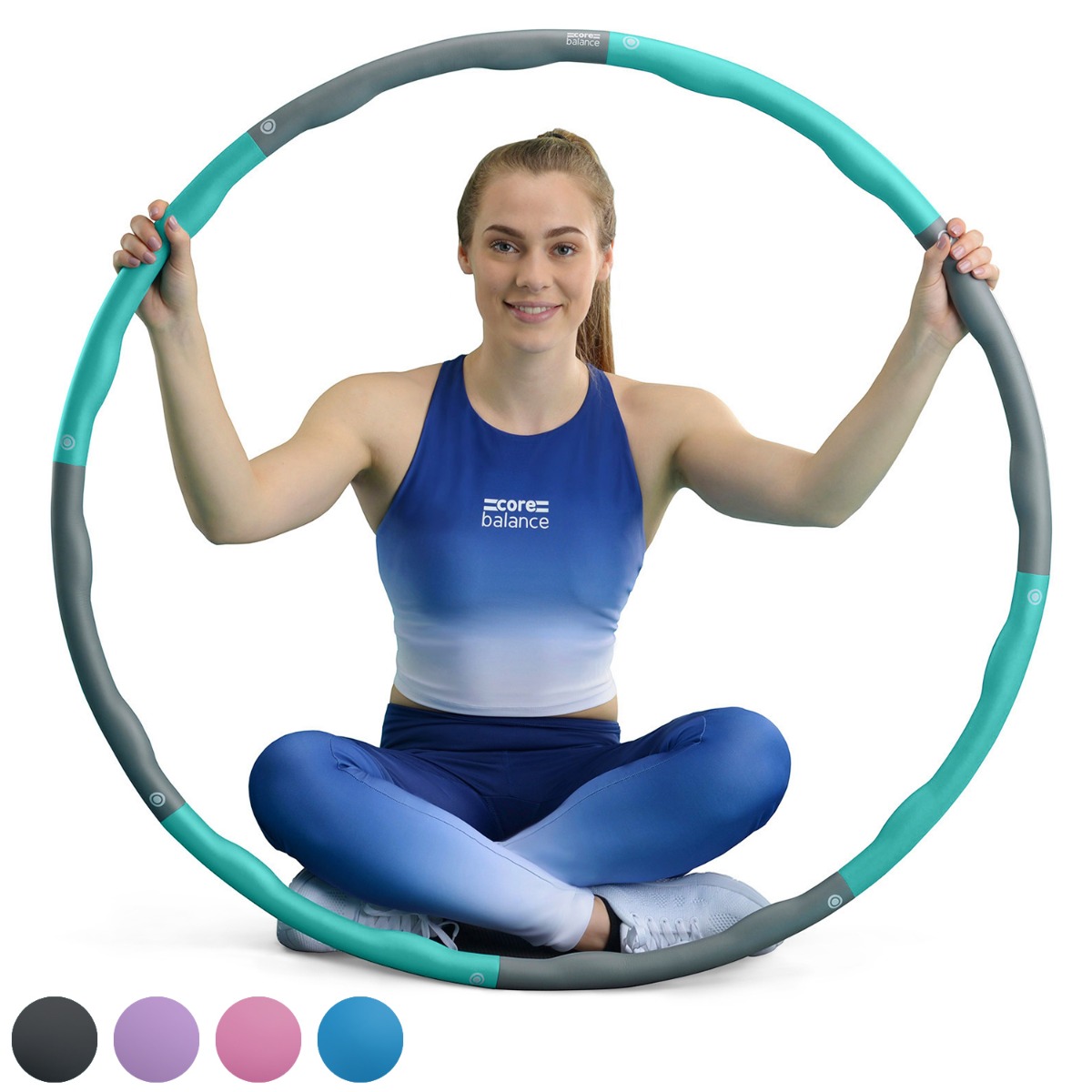 Weighted Hula Hoop Fitness Abs Exercise Workout Padded ...